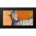 thumbnail image 2 of Day, Kellie 24x14 Black Modern Framed Museum Art Print Titled - Zebra, 2 of 5