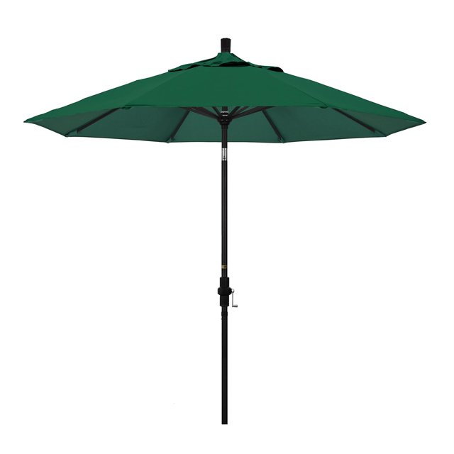 California Umbrella Parasol de Patio 9 Pieds Vert Forêt