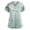 78#Mint Green, variant on Womens V-Neck Scrubs Tops Easy Care Medical Scrub Shirts Plus Size Stretch Fitted Nurse Uniform Shirts with Pockets Dark Gray S