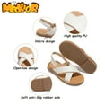 thumbnail image 6 of Meckior Toddler Girls Boys Sandals Open Toe Summer PU leather Shoes for Little Kids, 6 of 8