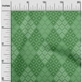 thumbnail image 2 of oneOone Viscose Jersey Green Fabric Argyle Dress Material Fabric Print Fabric By The Yard 60 Inch Wide, 2 of 4
