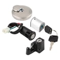 thumbnail image 1 of Qiilu Ignition Lock Fuel Tank Cap Lock Helmet Lock Anti-theft Lock for Honda Monkey Ape, Fuel Tank Cap Lock, Helmet Lock, 1 of 8