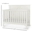 thumbnail image 7 of Child Craft Woodland 4-in-1 Convertible Crib, Shiplap Panel Design, 3 Mattress Heights, Brushed Cotton, 7 of 7
