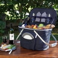 thumbnail image 3 of Picnic at Ascot Collapsible Insulated Picnic Basket for 2, 3 of 3