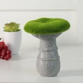 thumbnail image 3 of Northlight 6.25" Faux Moss Mushroom Outdoor Garden Statue, 3 of 3