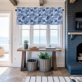 thumbnail image 6 of Window Valance for Kitchen,Watercolors Gradient Blue Fishes Rod Pocket Curtain Valances Short Curtains Drapes Panel,Abstract Marine Life Window Treatment Topper for Living Room Bathroom Bedroom Home, 6 of 9