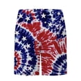 thumbnail image 3 of Abcnature Men's Athletic Shorts, Sports Gym Running Short Pants, Men Independence Day Striped Flag Print Shorts, Elastic Waist Beach, Cargo Casual Hiking Shorts Red XL, 3 of 3