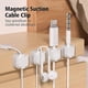 thumbnail image 4 of ZHAOCHENG organizador de cables magnéticos 6 piezas color naranja, 4 of 5