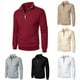 thumbnail image 1 of RKSTN Men's Quarter Zip Sweatshirts Oversized 1/4 Zipper Stand Up Collar Long Sleeved Pullover Hoodless Sweatshirt Tops Mens Casual Half Zip Loose Golf Sweatshirt Plus Size Henley Collared Shirts, 1 of 10