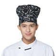 thumbnail image 5 of Adjustable Professional Chefs Catering Hat Men Women Cap Cook Food Prep Nic P0Y2, 5 of 6