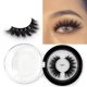 thumbnail image 1 of Pestañas de maquillaje LEHUAMAO, pestañas de visón 3D, pestañas gruesas hechas a mano, pestañas esponjosas, volumen libre de crueldad, pestañas suaves tenues, pestañas postizas reutilizables Tan Jianjun unisex, 1 of 2