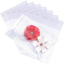 400Pcs 5.5 x 3.5 Inch Clear Cellophane Bags Self Sealing Cookie Bag OPP Cello Resealable Food Individual Treat Pouches DIY