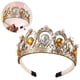 thumbnail image 4 of Corona, tiara, diadema, accesorios para el cabello, adorno para el cabello de princesa para Halloween, 4 of 7
