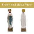 thumbnail image 2 of DurableDelights 11" Virgin Mary Resin Statue - Our Lady of Lourdes, Catholic Religious Decor, 2 of 8