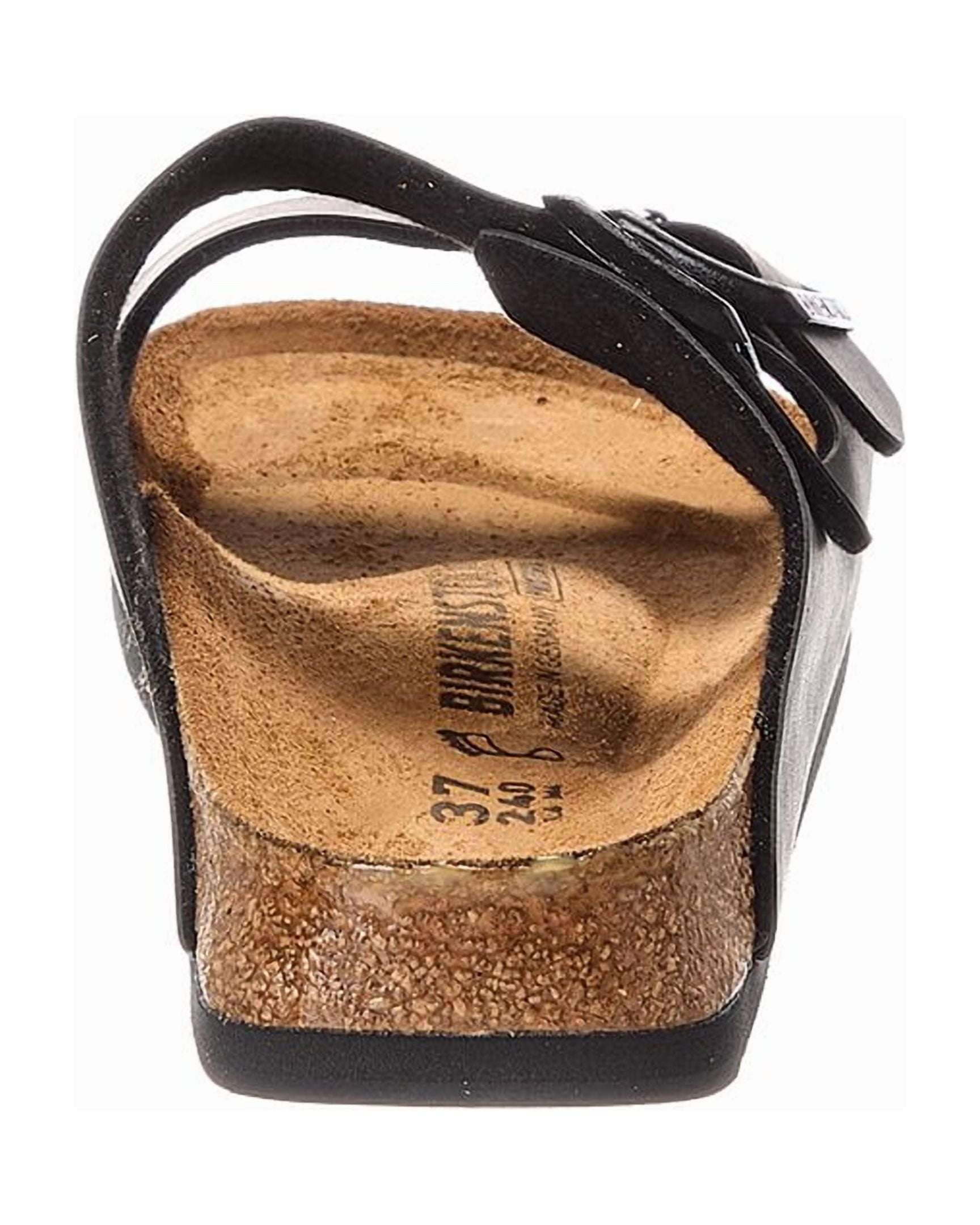 Birkenstock Arizona PROF Birko-Flor Sandal, 37, Black - Walmart.com