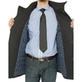 thumbnail image 5 of Mens Charcoal Gray Coat Luciano Natazzi Stylish Topcoat, 5 of 5