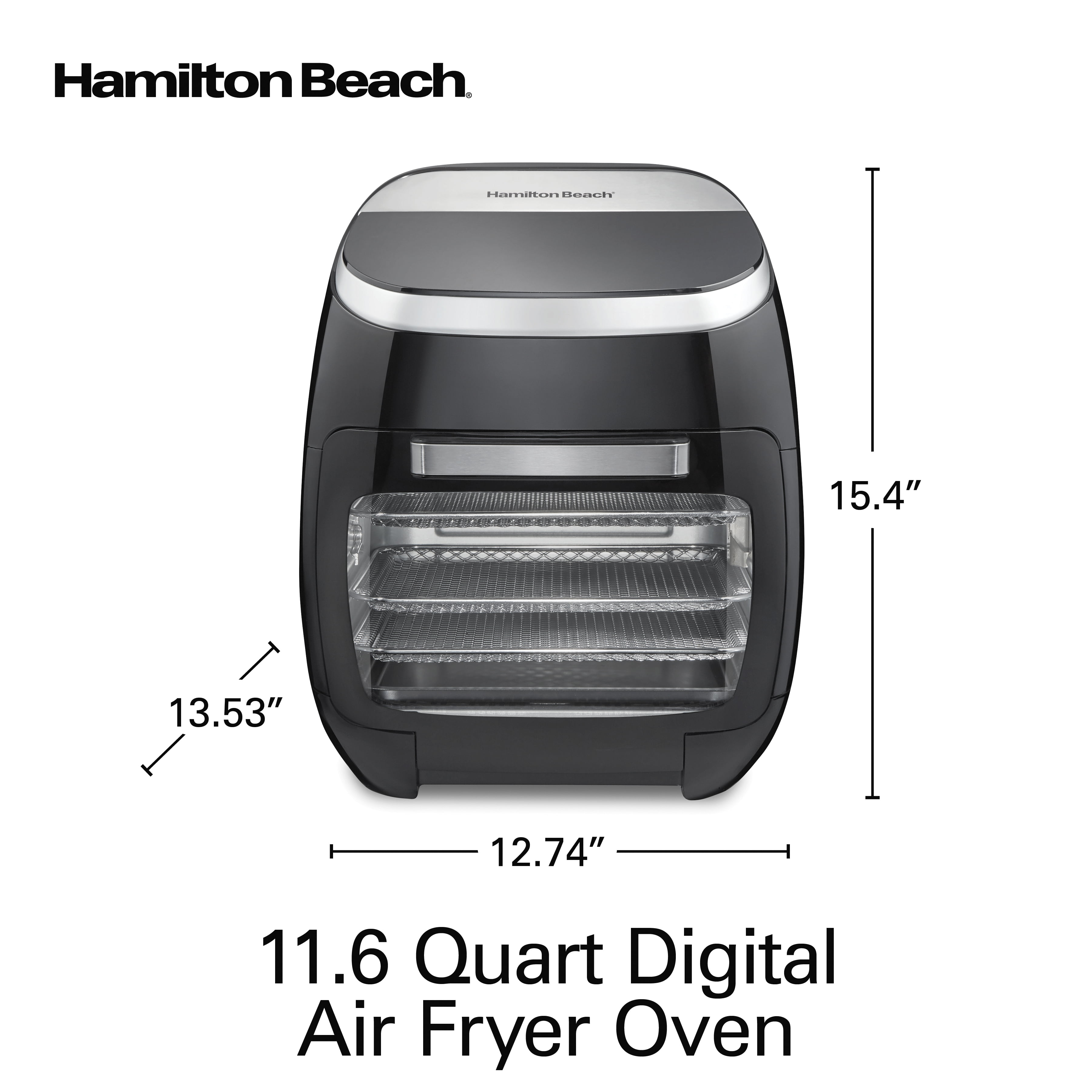 Hamilton Beach 11.6 Quart/11 Liter Digital Air Fryer - 35073