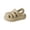 Khaki, variant on Kids Sandals Closed Toe Slingback Summer Waterproof Comfort Fisherman Gladiator Eva Water Shoes