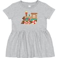 thumbnail image 3 of Inktastic Christmas Train Girls Baby Dress, 3 of 5