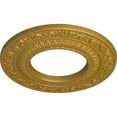 thumbnail image 3 of Ekena Millwork 8 1/8"OD x 4 1/8"ID x 1/2"P Andrea Ceiling Medallion (Fits Canopies up to 4 1/8"), Hand-Painted Pharaohs Gold, 3 of 6
