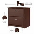 thumbnail image 3 of Cabot 2 Drawer Lateral File Cabinet in Harvest Cherry - Engineered Wood, 3 of 7