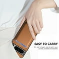 thumbnail image 3 of Wallet Case for Google Pixel 7 Pro, Classic PU Leather Removable Magnetic Card Back Slot Anti-falling Anti-drop Shockproof Protective Phone Case Cover for Google Pixel 7 Pro, Brown, 3 of 11