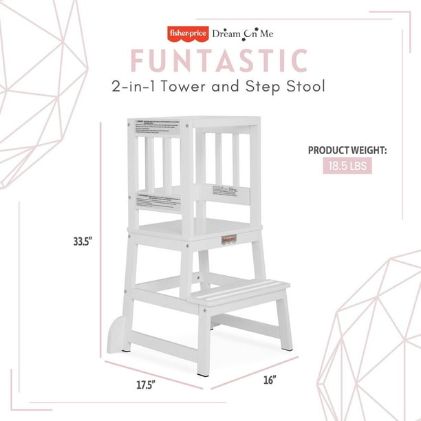 Fisher Price 2-in-1 Funtastic Tower and Step Stool - Walmart.ca