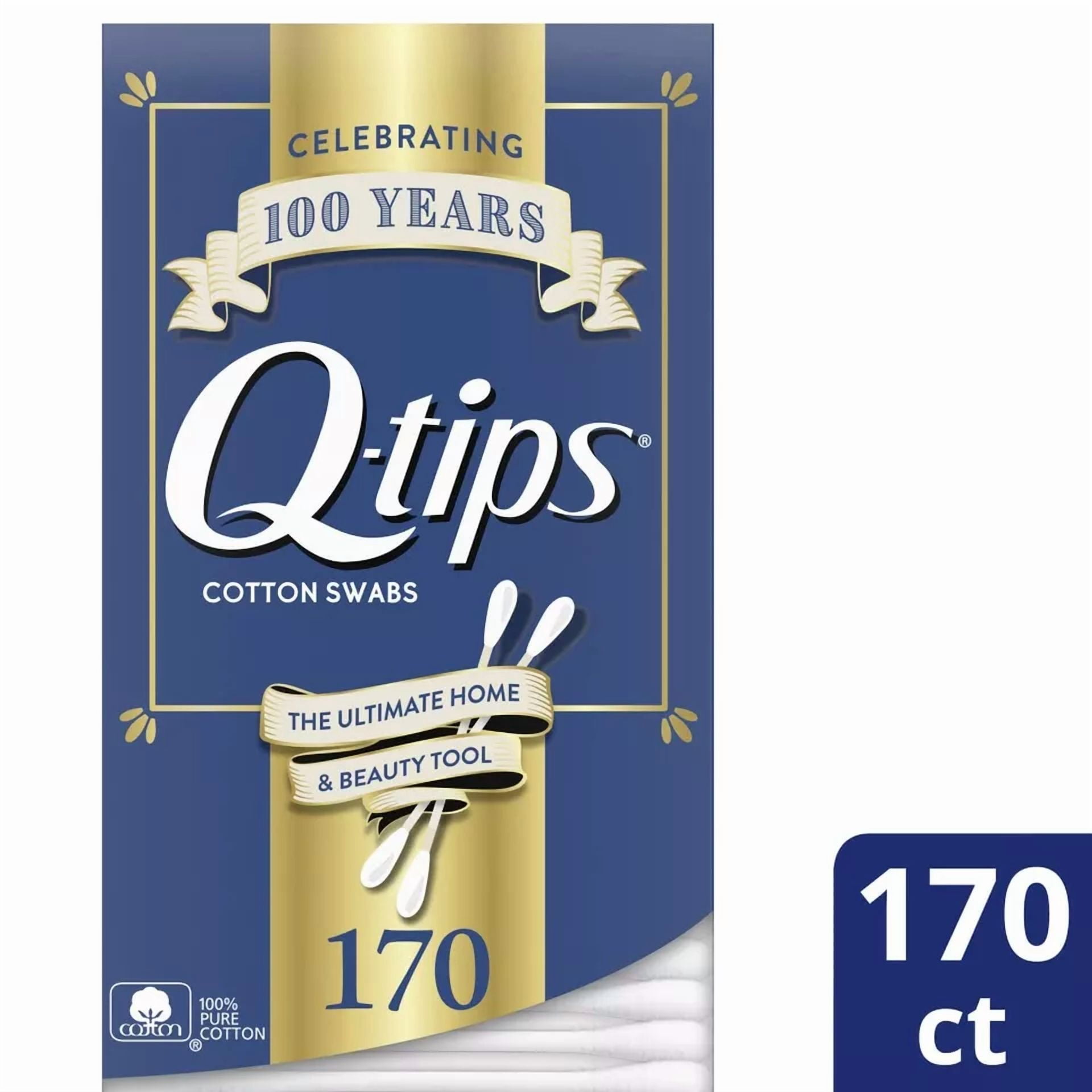 Q-tips Soft Cotton Tips Swabs Beauty & Personal Care 170 Count (Pack of 6)