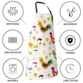 thumbnail image 6 of Rateoe Chickens A Aprons with Pocket,Men Womens Aprons Waterproof Adjustable Cooking Aprons for Kitchen Gardening and Salon, 6 of 7