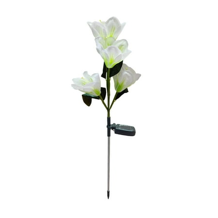 

Solar Simulated Outdoor Decorative Flowers - Garden Luminous Magnolia Pink & White IP65 Rainproof 7-8h Lighting Time - Perfect for Courtyards and Gardens