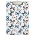 thumbnail image 1 of FMSHPON Romantic Butterfly Floral Clipboard Hardboard Wood Nursing Clip Board and Pull for Standard A4 Letter 13x9 inches, 1 of 6