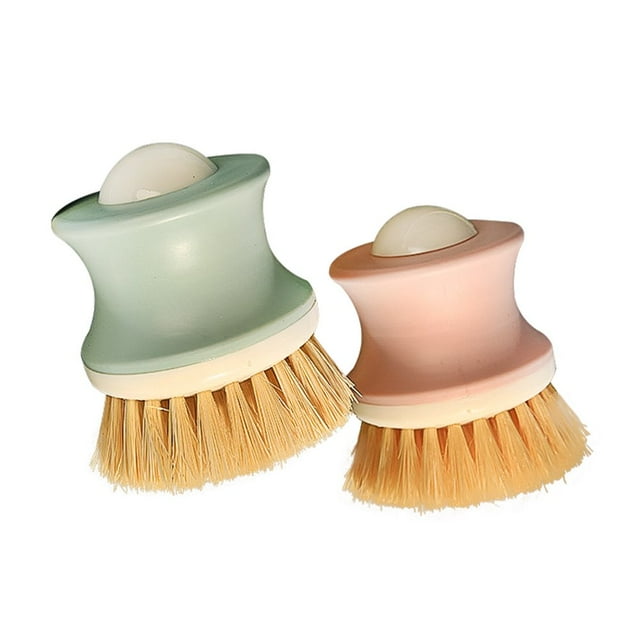 2pcs Kitchen Pot Cleaning Brushes Cleaning Tools Handle Cleaning Brushes