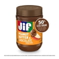 thumbnail image 2 of Jif Peanut Butter & Chocolate Flavored Spread, 15 oz Jar, 2 of 6