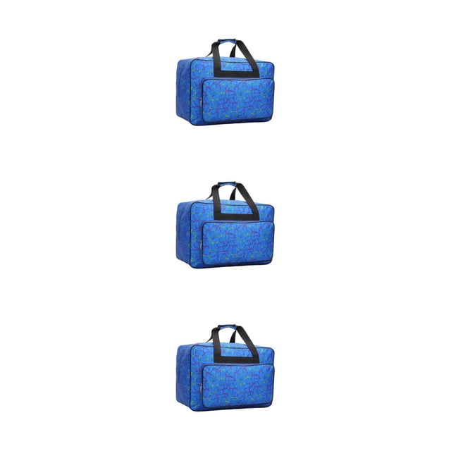 Cateissary Bolsa portátil impermeable y resistente a las roturas, máquina de coser Unisex, máquina de coser con hilo fino, rosa, rojo y azul Type1 NO1
