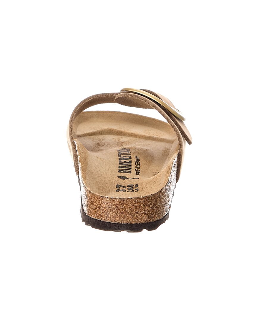Birkenstock Madrid Big Buckle Narrow Leather Sandal, 36, Brown