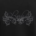 thumbnail image 3 of CafePress - Fleur Amour 2012 Bride Women's Dark Pajamas - Women's Short Sleeve Print T-Shirt and Pants Dark Cotton Pajama Set, 3 of 7