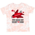 thumbnail image 3 of Inktastic Valentines Day Airplane Hearts Boys or Girls Toddler T-Shirt, 3 of 5