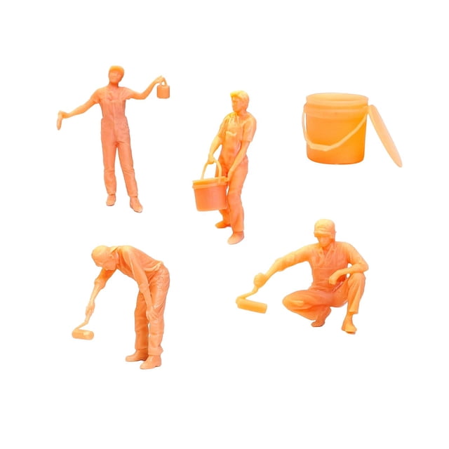 Mini Figuras de Resina 1/64 Cubo de Figura para Mesa de Arena de Jardín Diseño Diorama