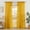 Gold, variant on Red Sheer Curtains 84 Inches Long for Living Room, Bedroom Cotton Linen Textured Soft Light Filtering Privacy Sheer Drapes Natural Rod Pocket Thin Curtains, W52 x L84 in, 2 Panels