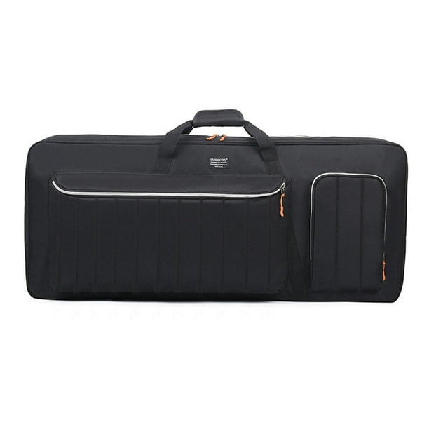 Estuche suave para electrónico impermeable de almacenamiento portátil negro de 61 teclas para Tour