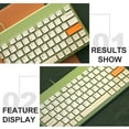 thumbnail image 2 of Teclado silencioso ergonómico para ordenador, con cable, para juegos, teclados mecánicos, USB, pequeño, para oficina, 2 of 6