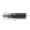thumbnail image 3 of XLR Mini 3 Pin Male to 4 Pin Female Audio Adapter Plug Connector Hi-Fi Signal Converter Adapter for Microphone Speaker, 3 of 5