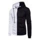 thumbnail image 1 of CVLIFE mens casual color block chaqueta con capucha suéter con cremallera con bolsillo manga larga chaqueta deportiva para fitness CVLIFE Casual suelto, 1 of 3