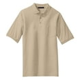 thumbnail image 5 of Mens Silk Touch Polyester/Cotton Polo with Pocket Stone 6X-Large, 5 of 6