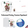 thumbnail image 2 of The Best Card Company 20 Assorted Christmas Note Cards set 4 x 5.12 Inch with Envelopes (10 Designs, 2 Each) Pet Holiday Antics AM8727XSG-B2x10, 2 of 6