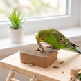 thumbnail image 5 of 1PCS Bird Cardboard Platform Hanging Parrot Cage Perch Bird Paw Grinding Stand Parakeet Chew Toys Parrot Cage Playground for Budgie Conure Cockatiel Finch (Small), 5 of 6