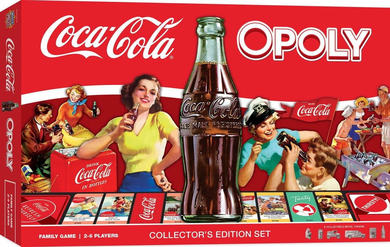 コカ・コーラ公式　モノポリー（Coca-Cola Monopoly） Amazon.com: Monopoly Coca-Cola : Toys & Games