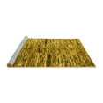 thumbnail image 2 of Ahgly Company Machine Washable Indoor Rectangle Oriental Yellow Modern Area Rugs, 3' x 5', 2 of 4