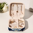 thumbnail image 6 of Christmas Snowflakes Travel Portable Jewelry Organizer Box for Rings, Earrings, Necklaces, Bracelets, and More - Suitable for Girls and Women, 6 of 6