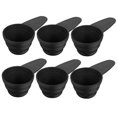 thumbnail image 4 of Homoyoyo 6-Piece Black Measuring Spoons Set for Coffee, Beans, Powder, Seasonings - Essential Kitchen Cooking & Baking Tools, 4 of 8